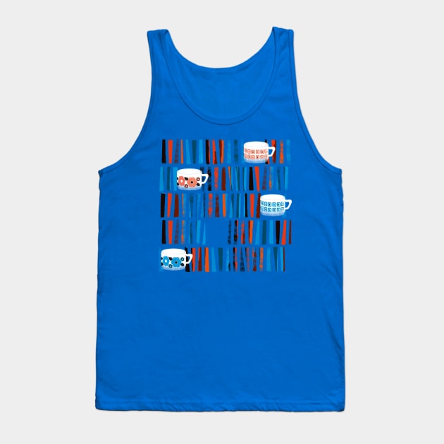 Grandma's coffee cups - a tea in the library? Tank Top by tostoini